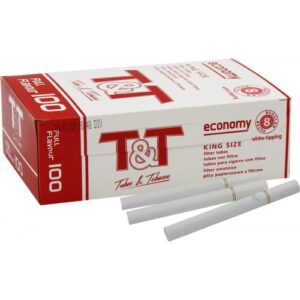 Гильзы T&T Economy Full Flavour Regular filter 8,1/15мм (100шт/уп)